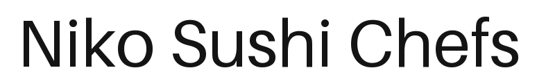 Niko Sushi Chefs